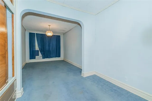 a view of an empty room