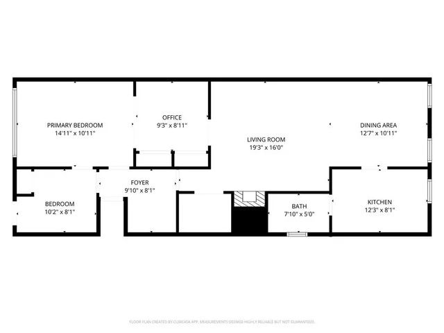 a picture of a bench in a cabinet