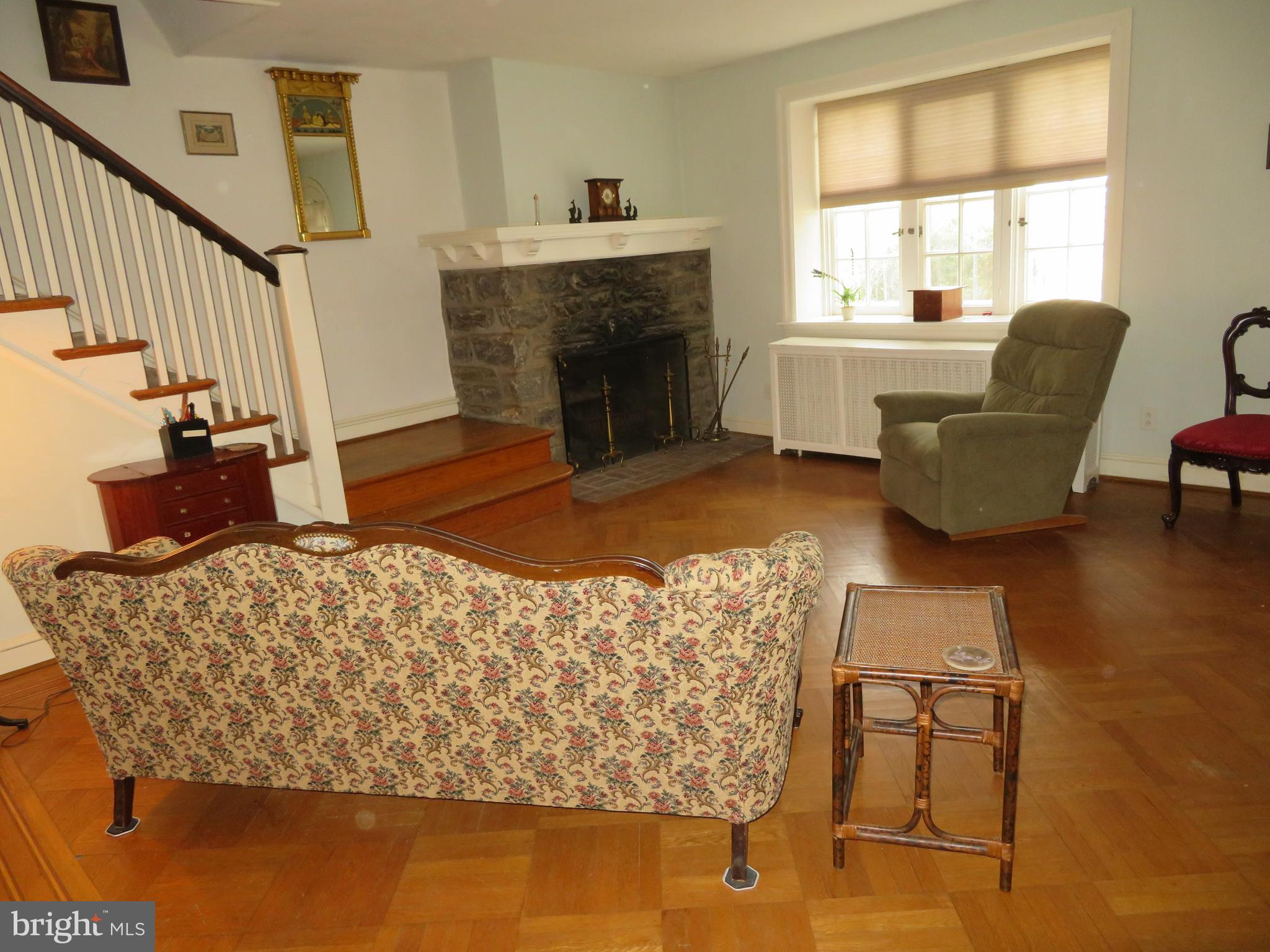 729 Ashbourne Road Cheltenham, PA 19012 - Photo 4 of 19 Living room, all have hard wood floors