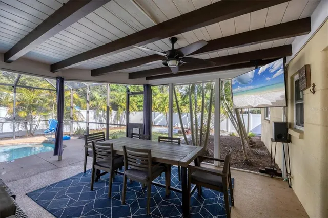 a view of outdoor space with porch