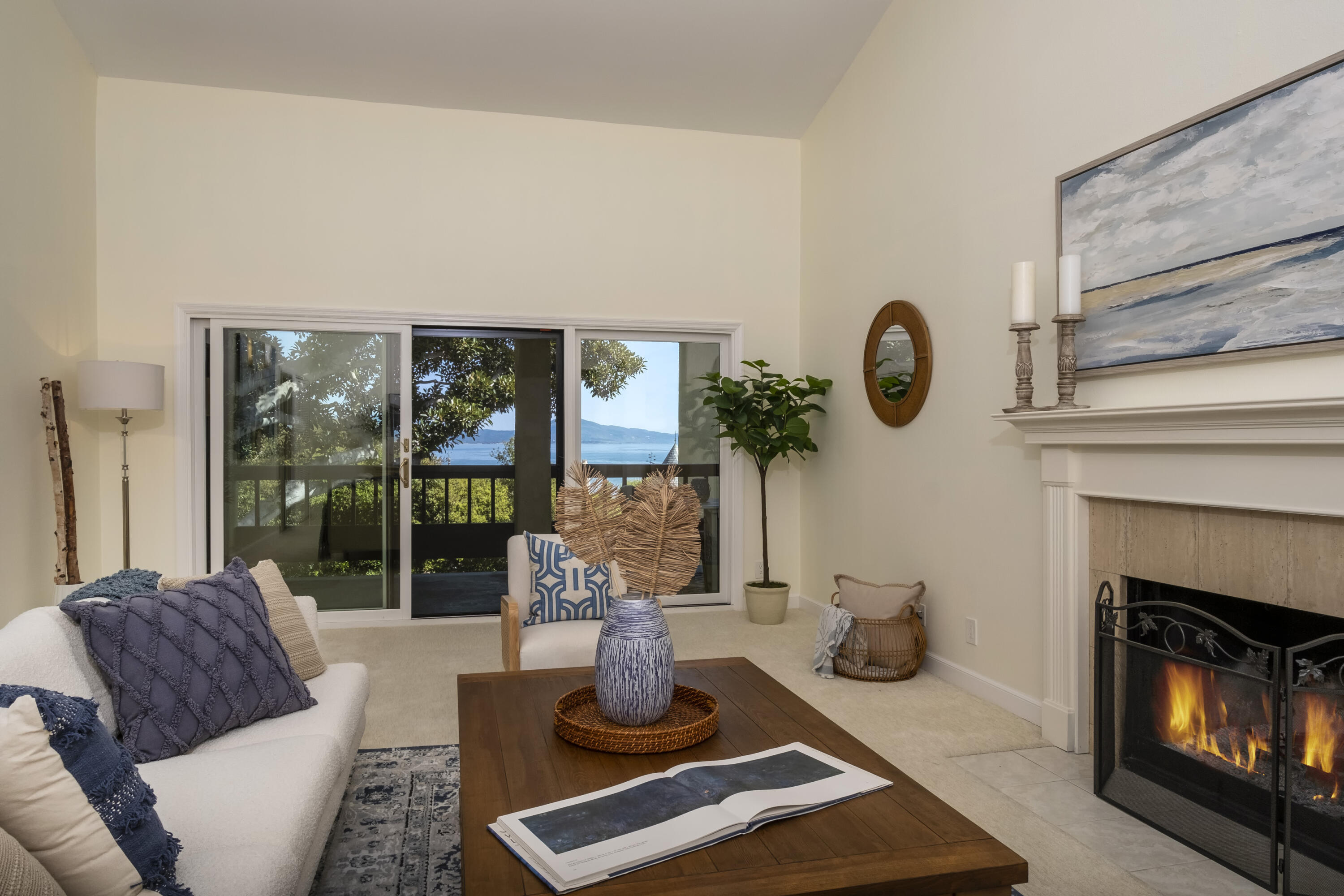 34 Seaview Drive Santa Barbara, CA 93108 - Photo 2 of 15 Be greeted by a lovely fireplace