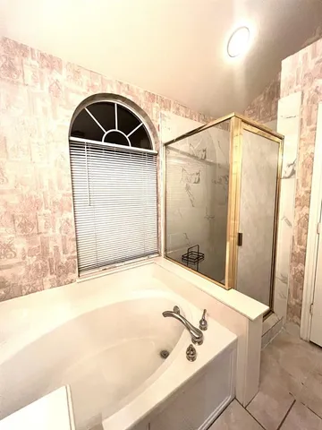 a view of a door in the house