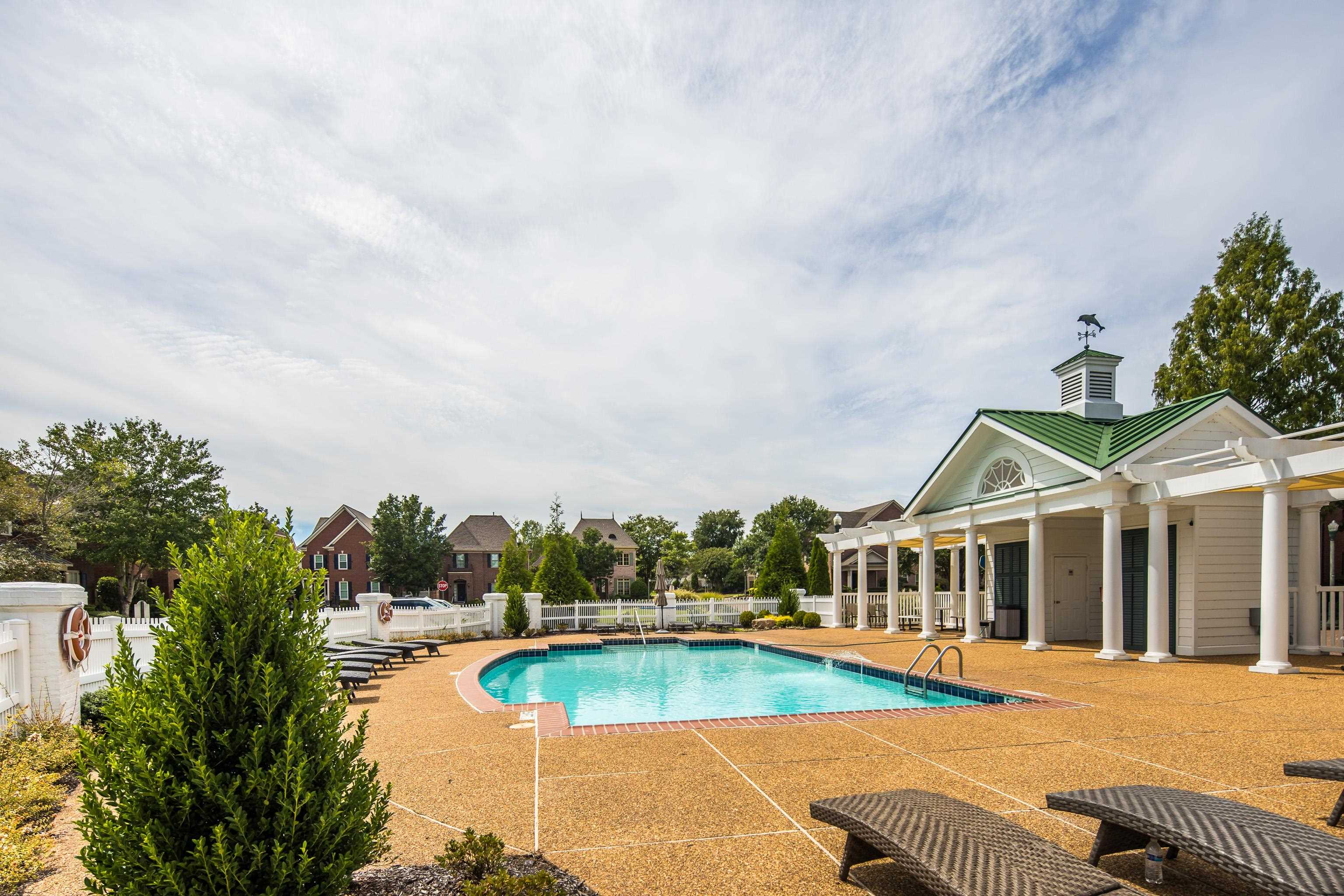 808 Deloach Lane Collierville, TN 38017 - Photo 39 of 40 a view of a house with swimming pool and porch