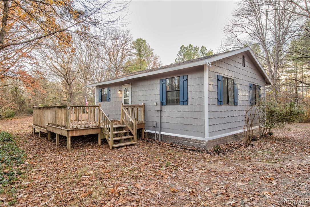 2255 Batterson Road Powhatan, VA 23139 - Photo 23 of 28 rear facade of home with porch