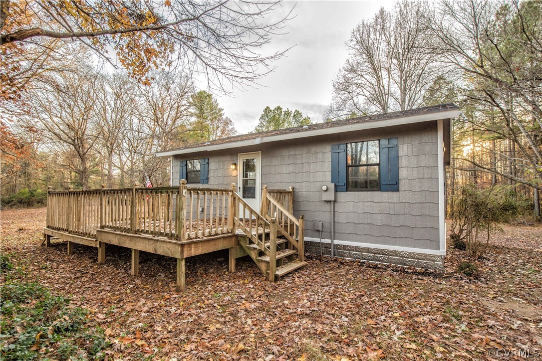 2255 Batterson Road Powhatan, VA 23139 - Photo 24 of 28 rear facade of home with porch