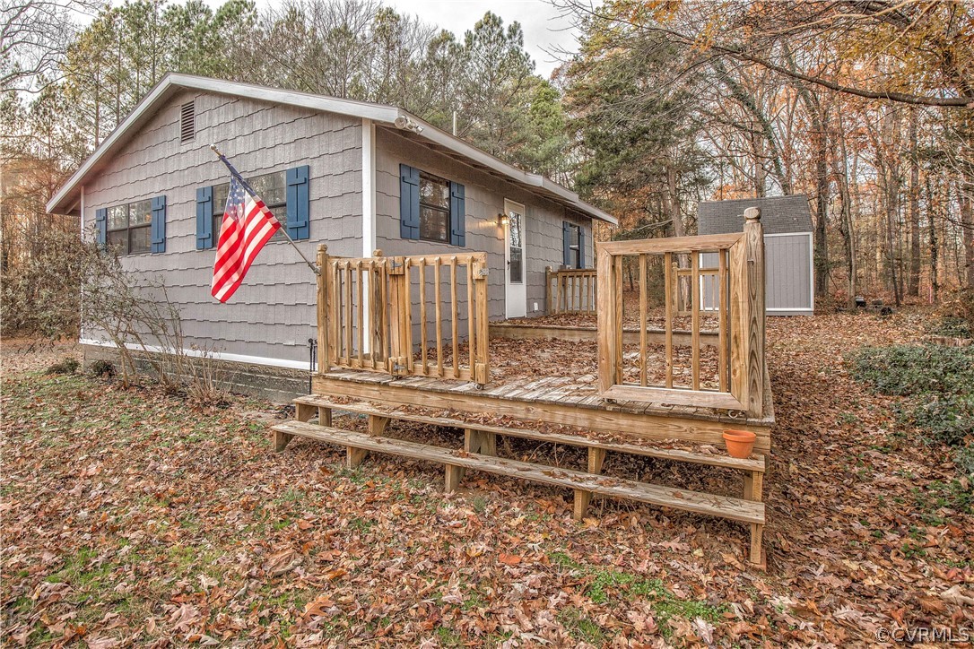 2255 Batterson Road Powhatan, VA 23139 - Photo 26 of 28 rear facade of home with porch