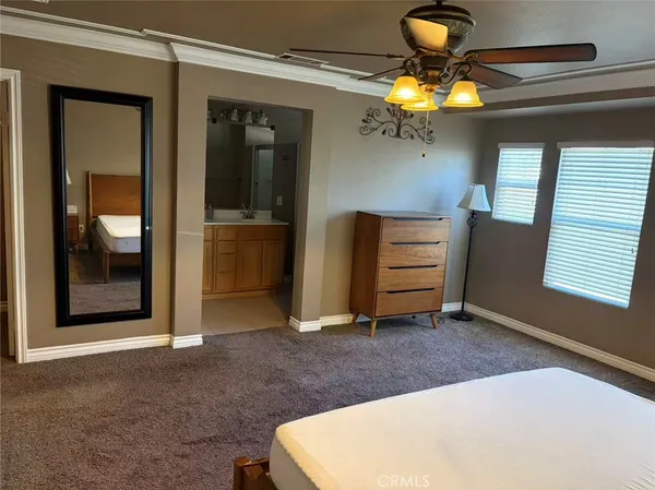 a room with furniture and a window