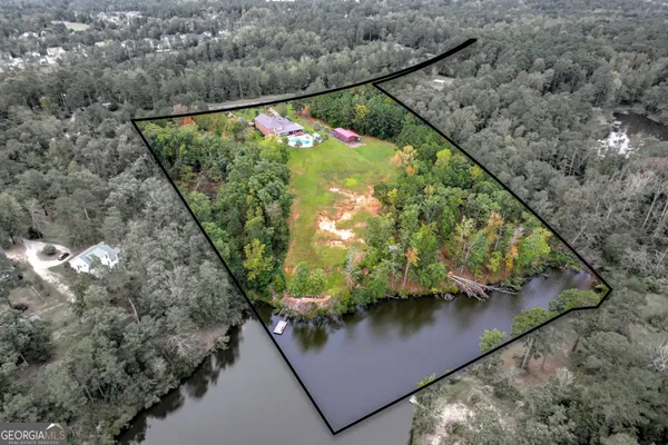 a view of a yard with plants