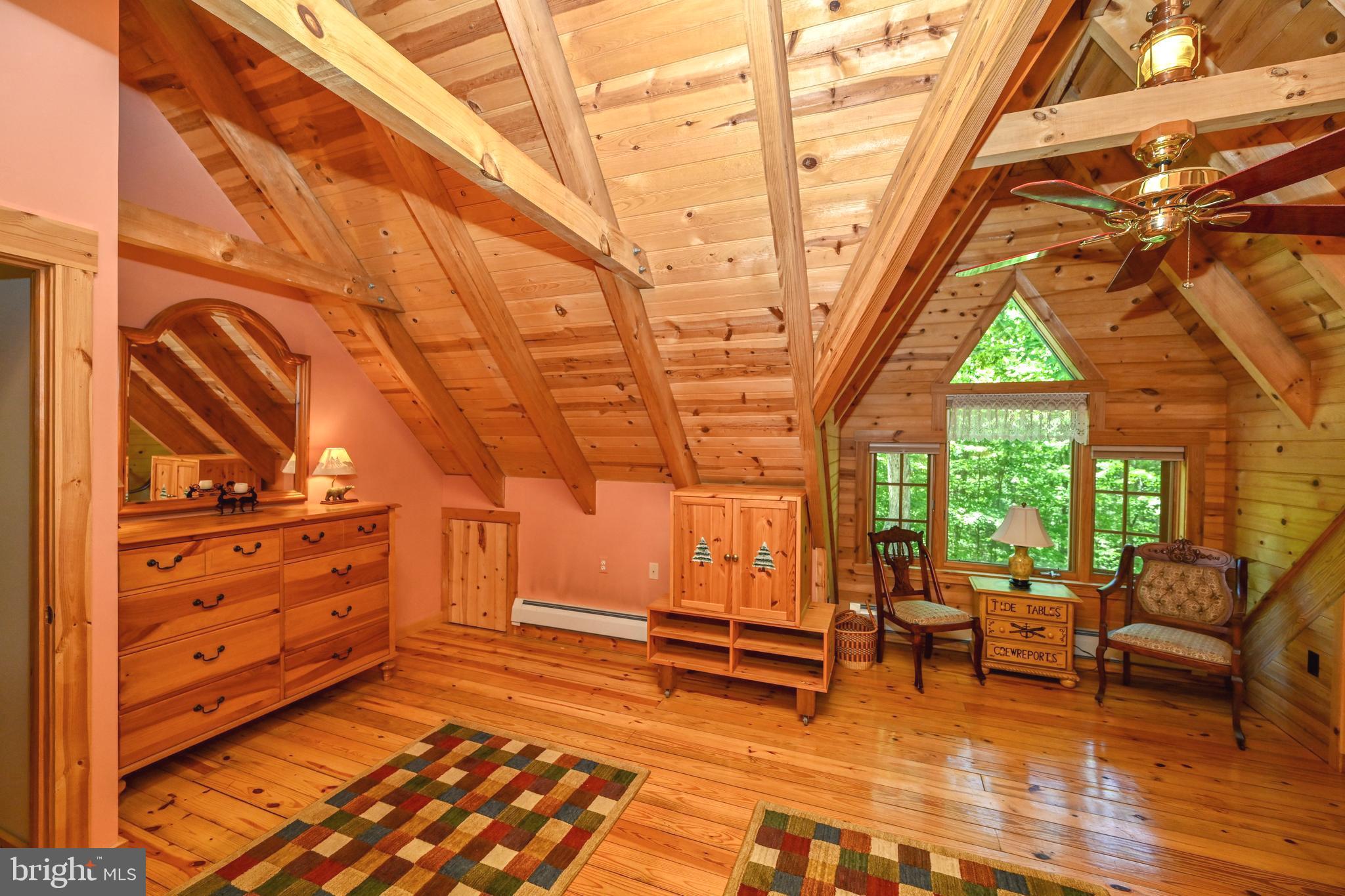 460 Bench Road Swanton, MD 21561 - Photo 29 of 110 Wake up to this gorgeous beamed cathedral ceiling.