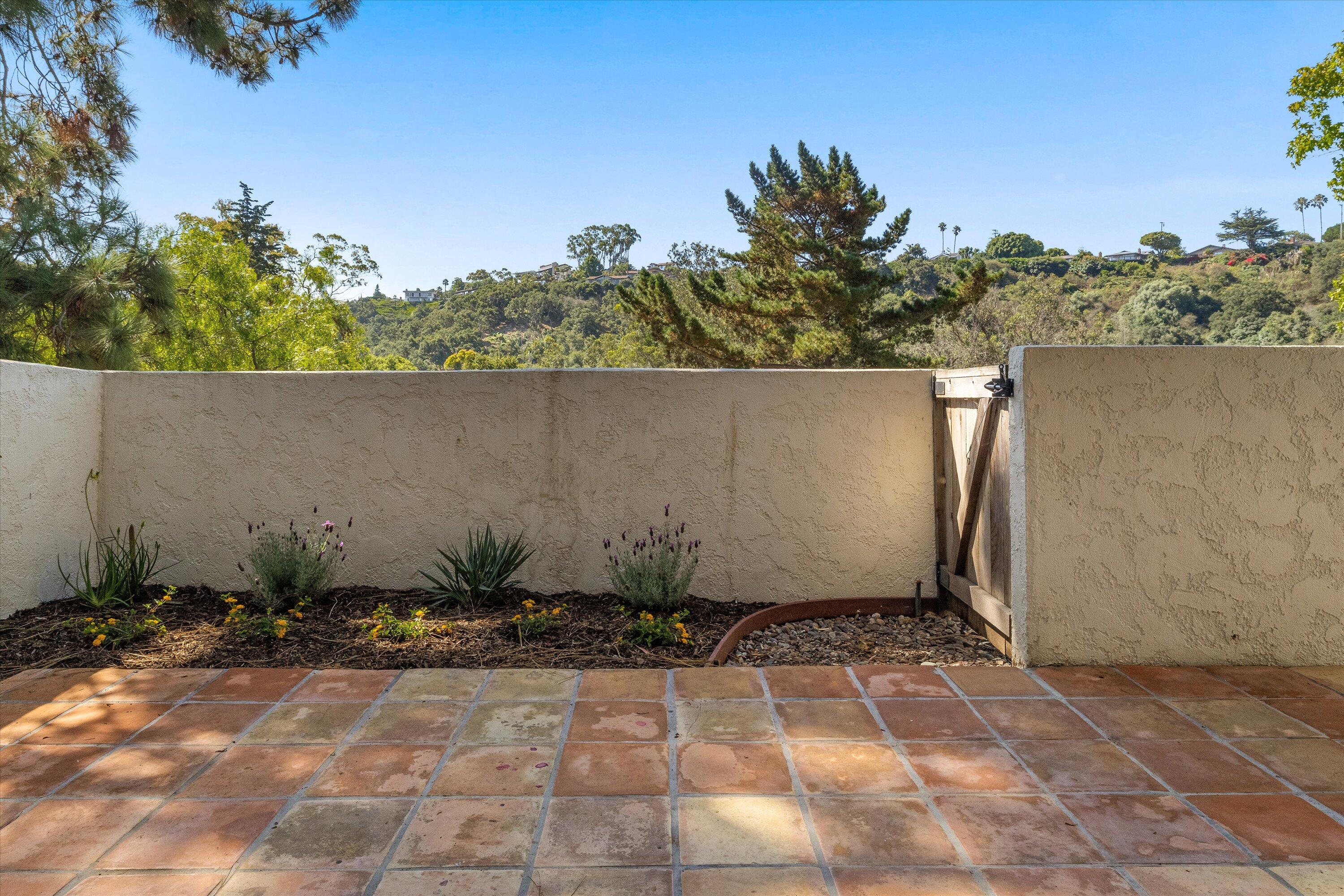 1066 Miramonte Drive, Unit 2 Santa Barbara, CA 93109 - Photo 8 of 18 Private patio