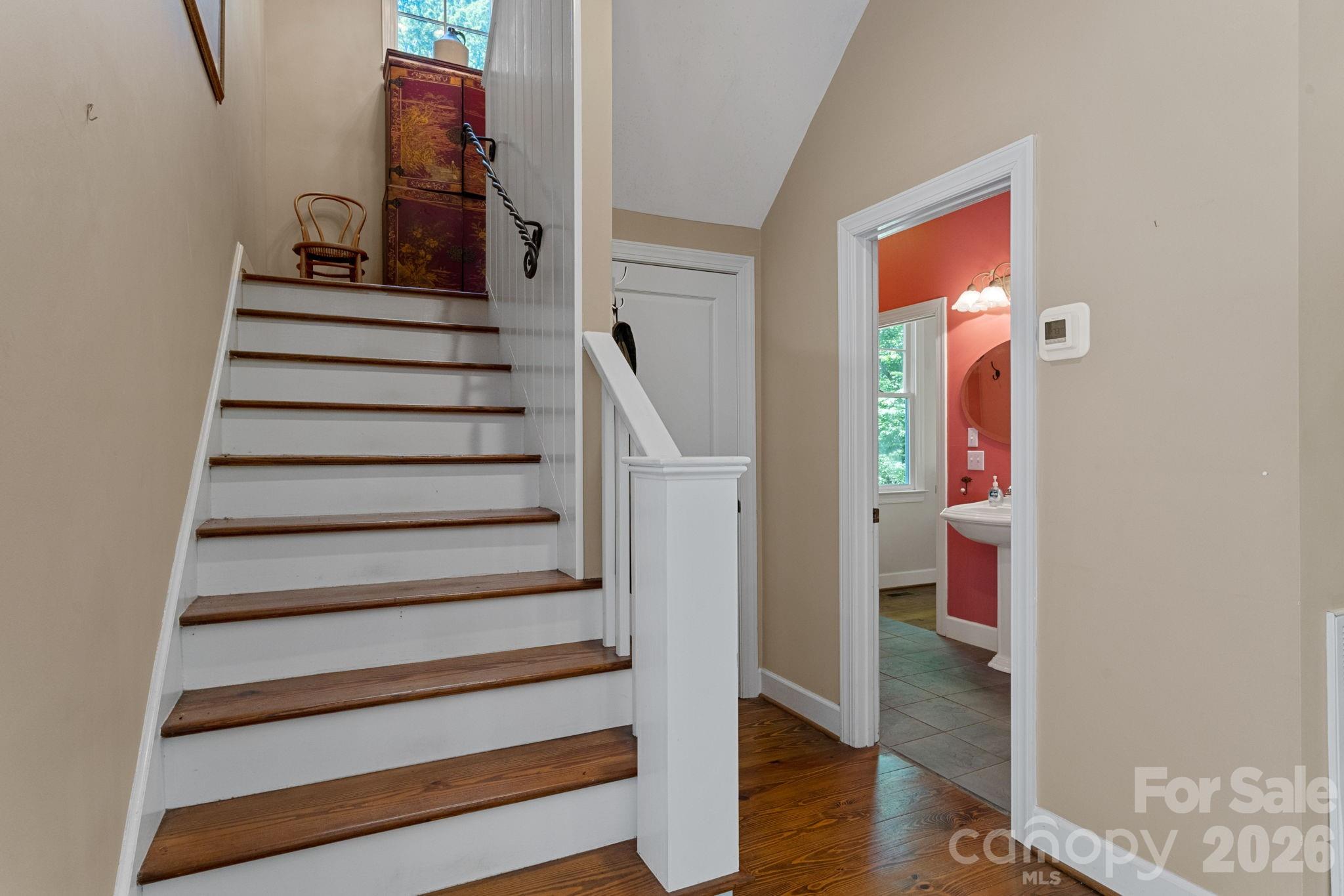 2825 Hunting Country Road Tryon, NC 28782 - Photo 15 of 41 a view of entryway and hall with wooden floor