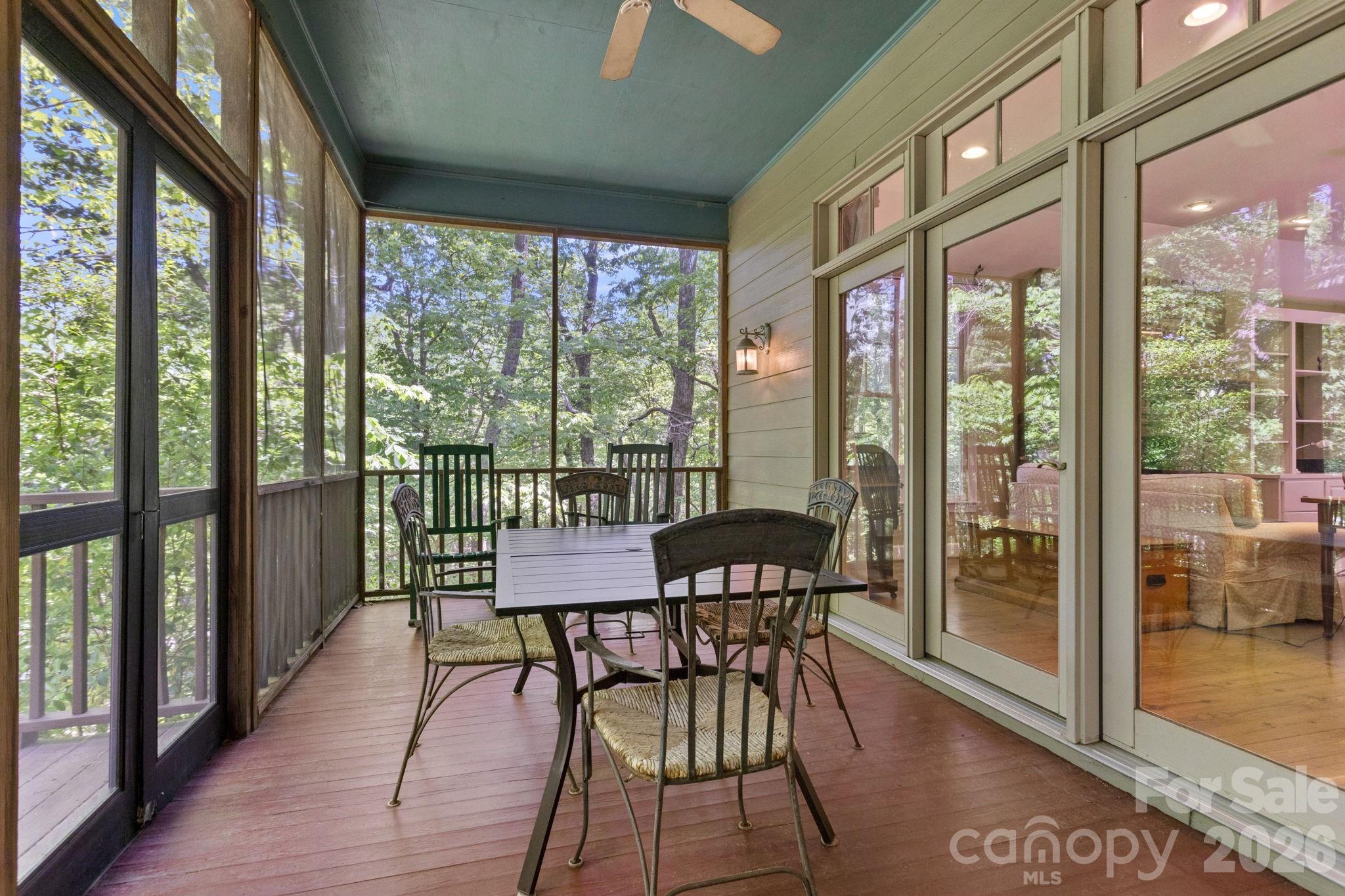 2825 Hunting Country Road Tryon, NC 28782 - Photo 19 of 41 a view of a room with a furniture and balcony