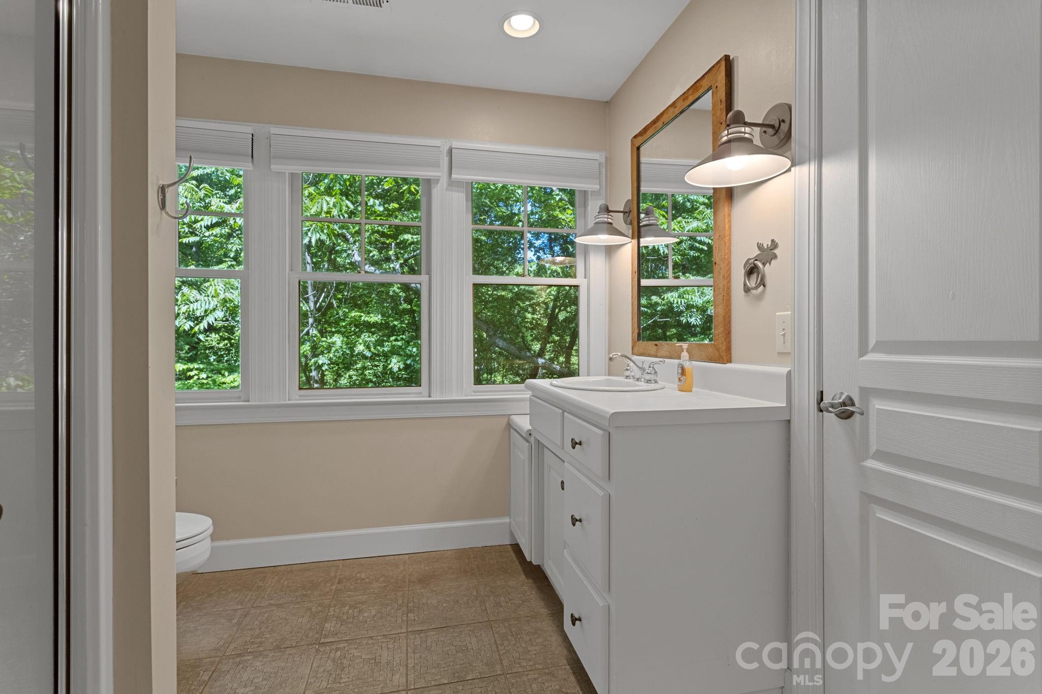 2825 Hunting Country Road Tryon, NC 28782 - Photo 35 of 41 a bathroom with a bathtub sink and mirror