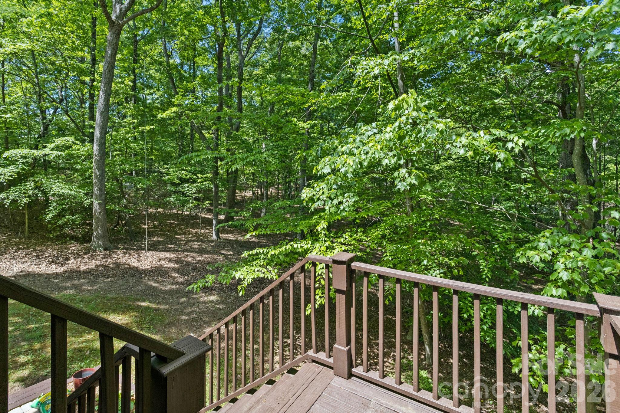 2825 Hunting Country Road Tryon, NC 28782 - Photo 40 of 41 a balcony with trees in front of it