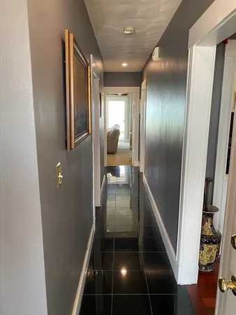 a hallway with entryway