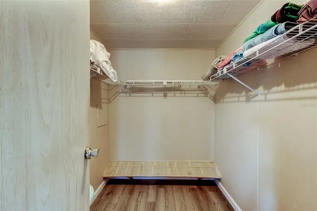 a living room with a large window