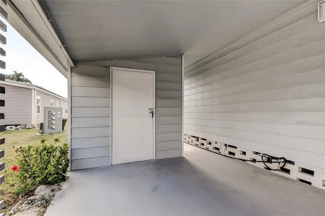 a house view with a backyard space