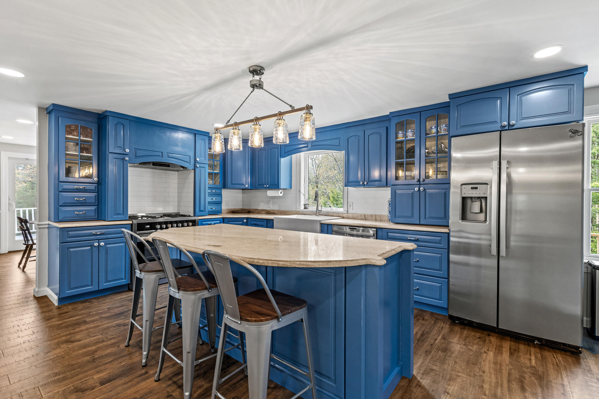 319 Harris Road Cumberland Center, ME 04021 - Photo 5 of 47 Chef-kitchen-center-island