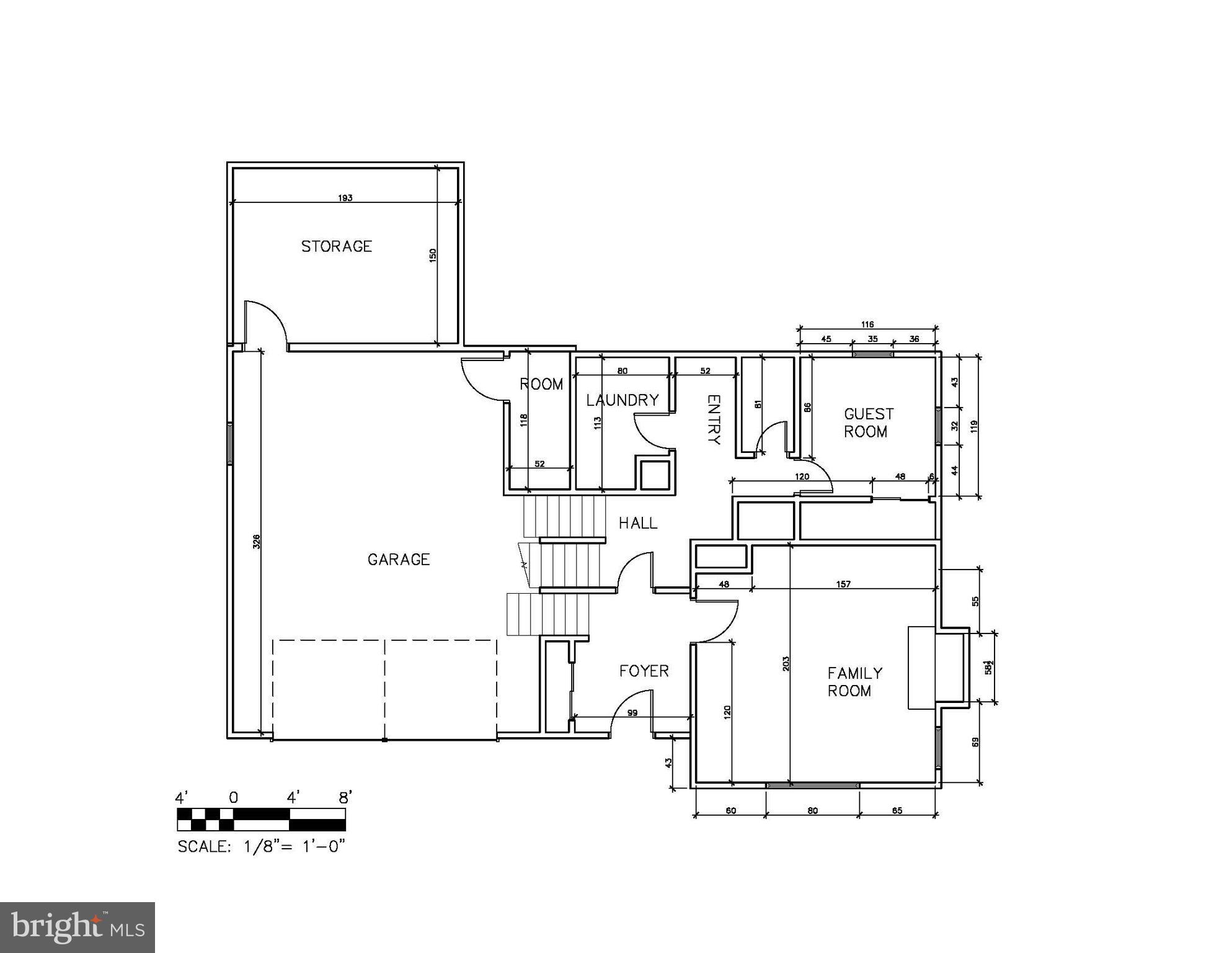 3831 36th Road North Arlington, VA 22207 - Photo 2 of 3 Main Entry LVL & Lower 1 (Garage) Floor Plan