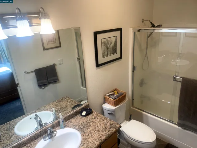 a view of a lake from a yard