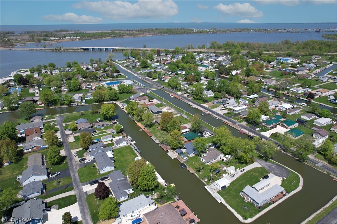 2995 West Rising Sun Road Port Clinton, OH 43452 - Photo 30 of 37 Bird's eye view featuring a water view