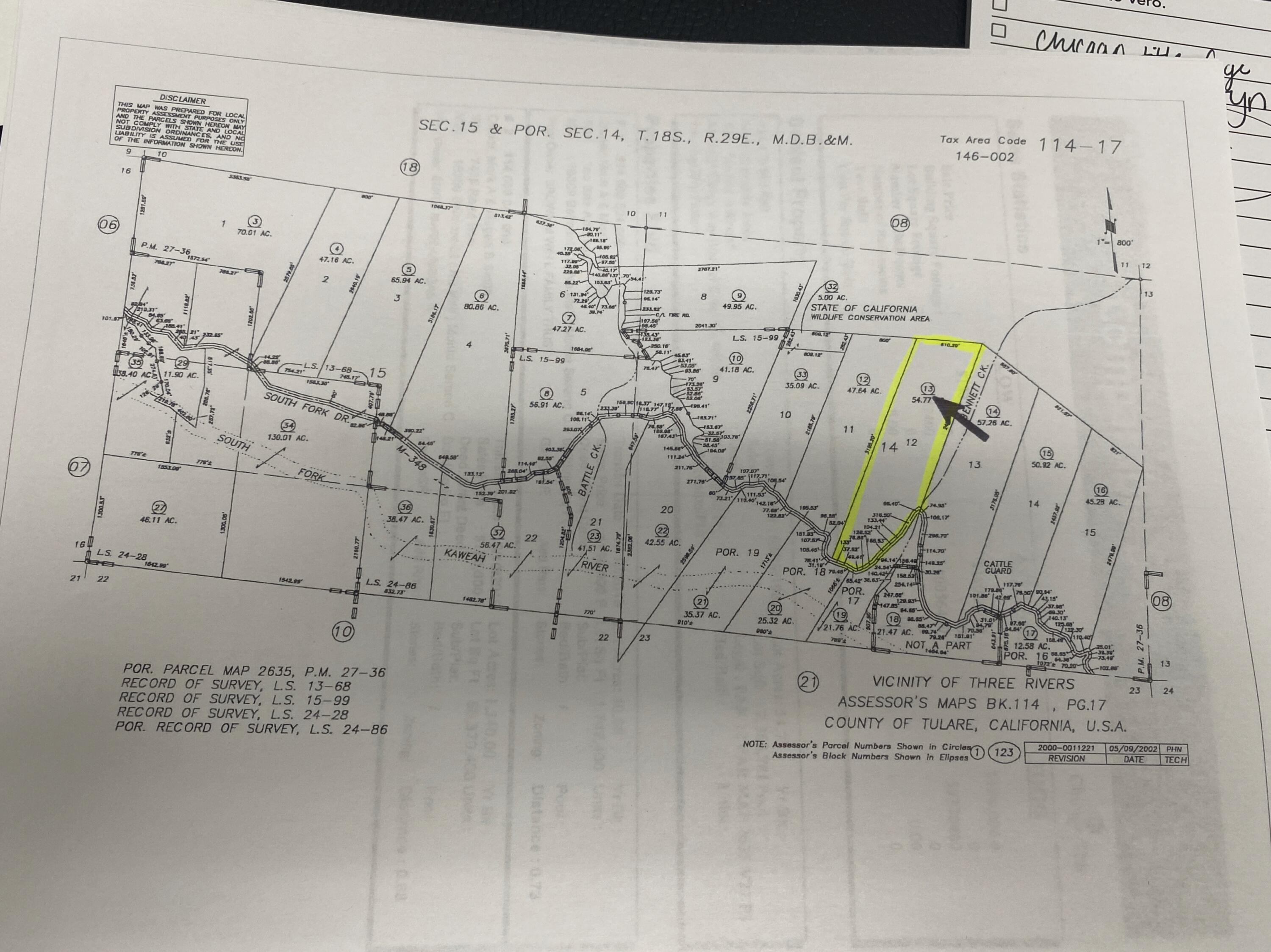 0 Th Three Rivers, CA 93271 - Photo 3 of 13 2 Blue Print