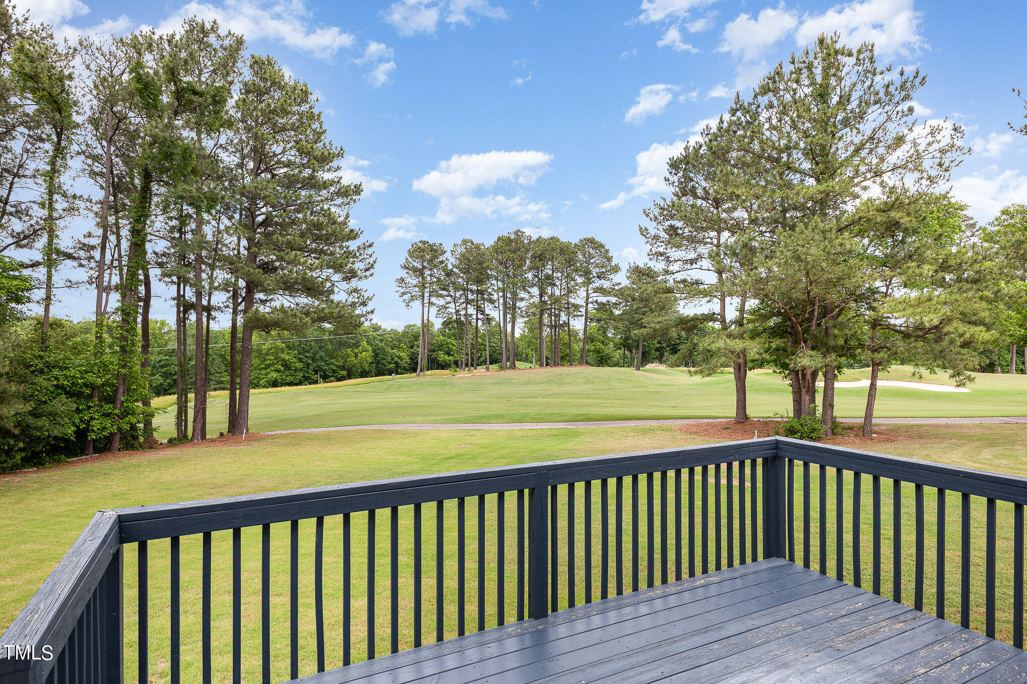 2809 Oak Bridge Drive Raleigh, NC 27610 - Photo 30 of 37 a view of balcony with wooden floor and fence