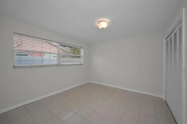 a view of a building with a street