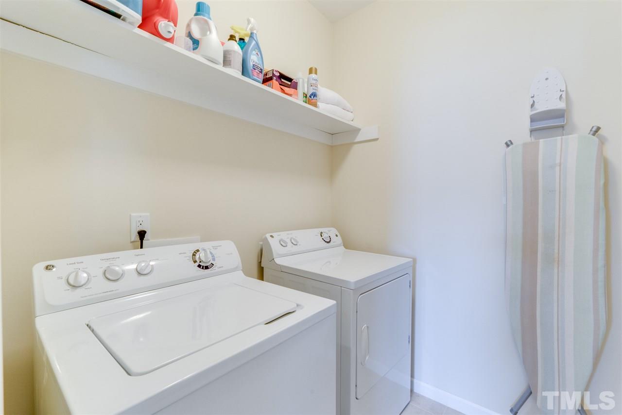1564 Rodessa Run Raleigh, NC 27607 - Photo 18 of 25 a utility room with dryer and washer