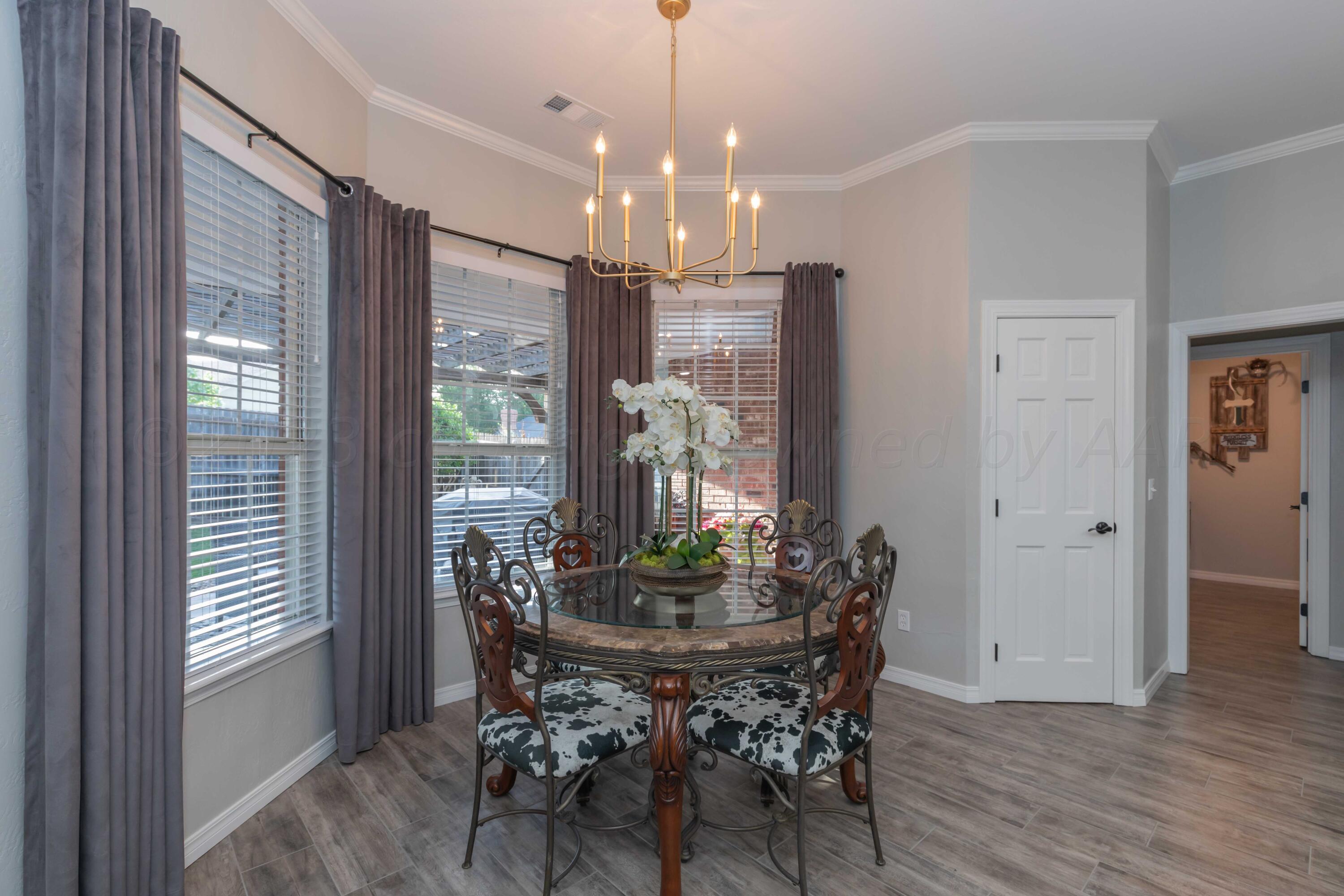 2308 Madera Place Amarillo, TX 79124 - Photo 12 of 61 a view of a dining room with furniture window and outside view