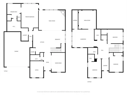 a view of a garden with trees