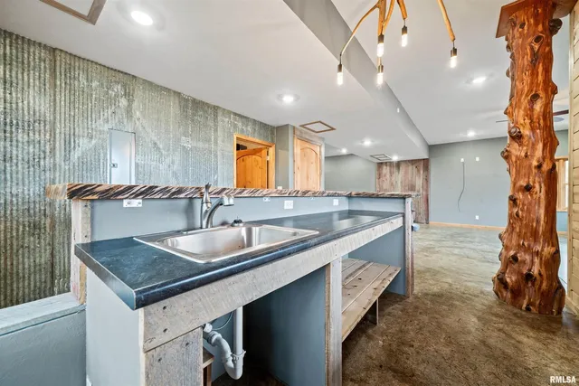 a room with storage and utility