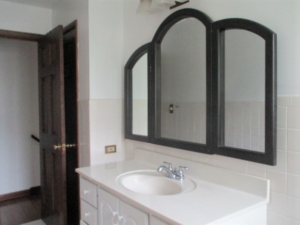512 Highland Road Hinsdale, IL 60521 - Photo 16 of 25 a bathroom with a sink and a mirror