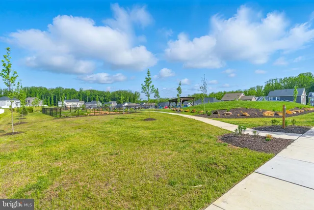 a view of a swimming pool and an outdoor space