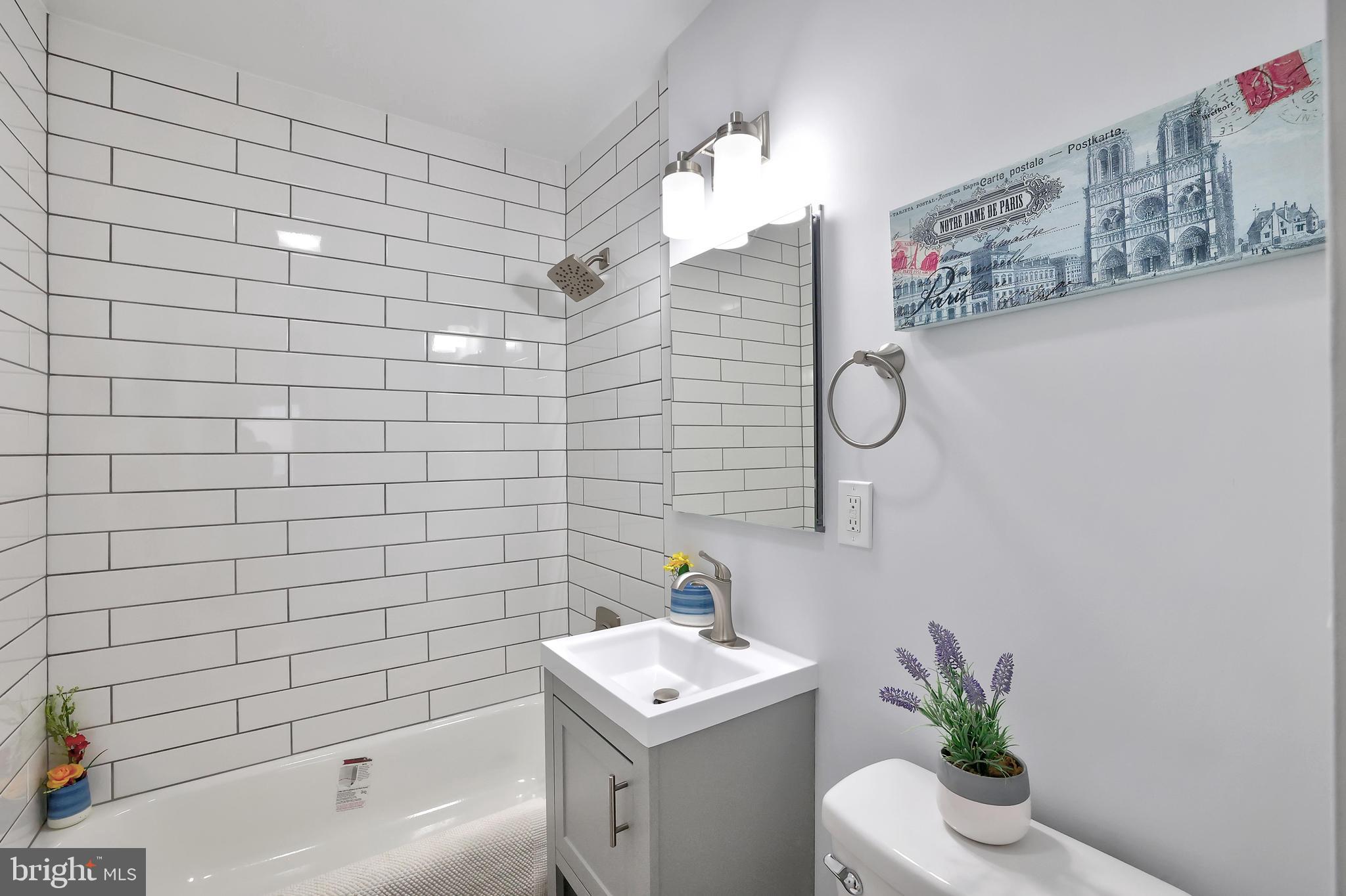 745 3rd Street Southwest, Unit 403 Washington, DC 20024 - Photo 17 of 33 Newly Updated Bathroom