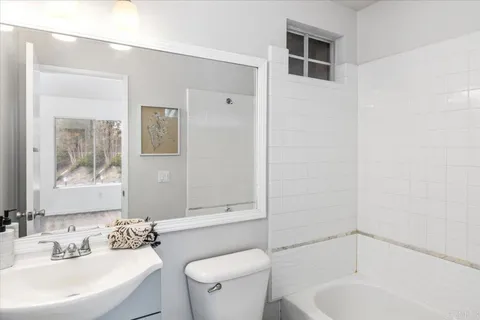 a view of a park with slide