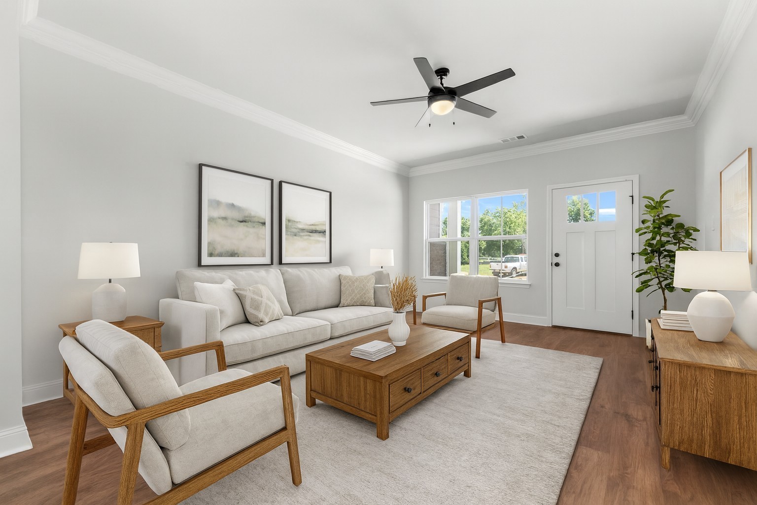 527 Rohan Drive Murfreesboro, TN 37129 - Photo 1 of 20 a living room with furniture and a large window