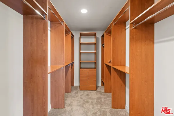 a view of walk in closet