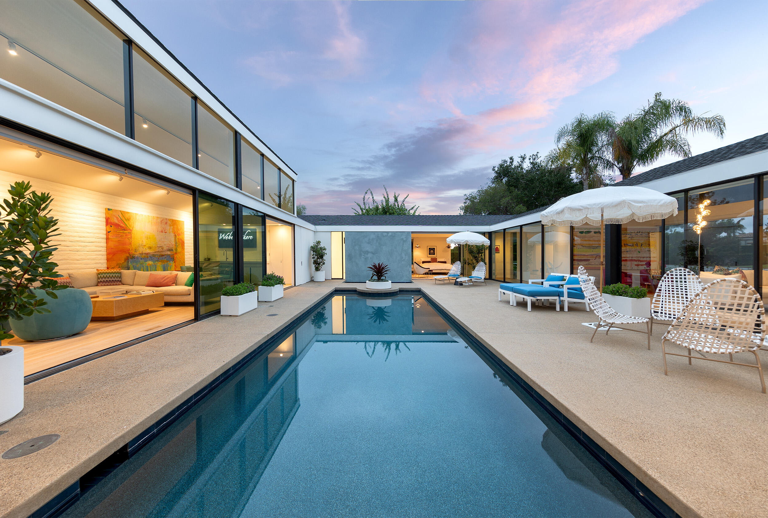 1988 Inverness Lane Montecito, CA 93108 - Photo 2 of 30 a view of swimming pool with seating area
