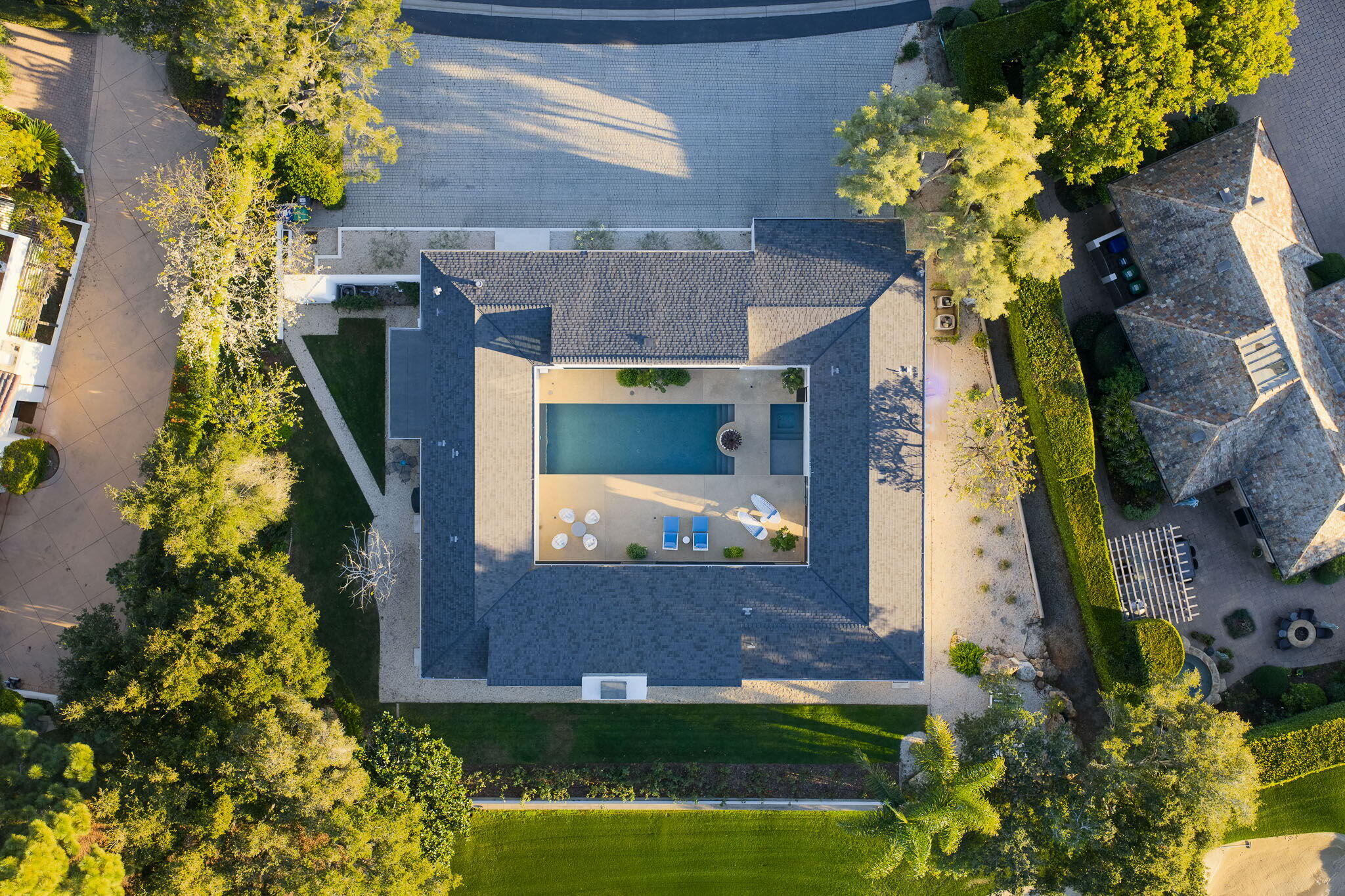 1988 Inverness Lane Montecito, CA 93108 - Photo 21 of 30 a front view of a house with a yard