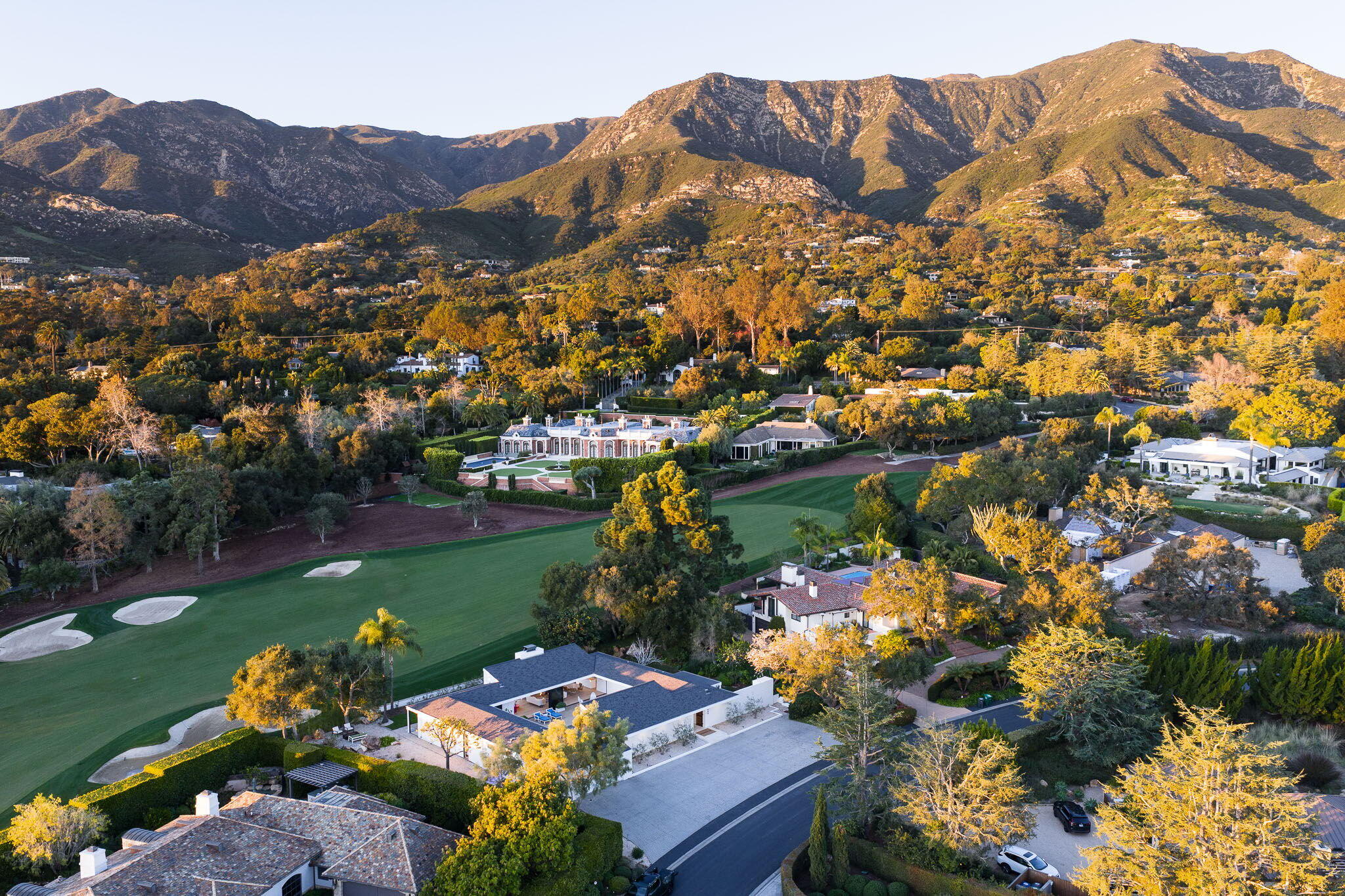 1988 Inverness Lane Montecito, CA 93108 - Photo 3 of 30 a view of a house with a lake