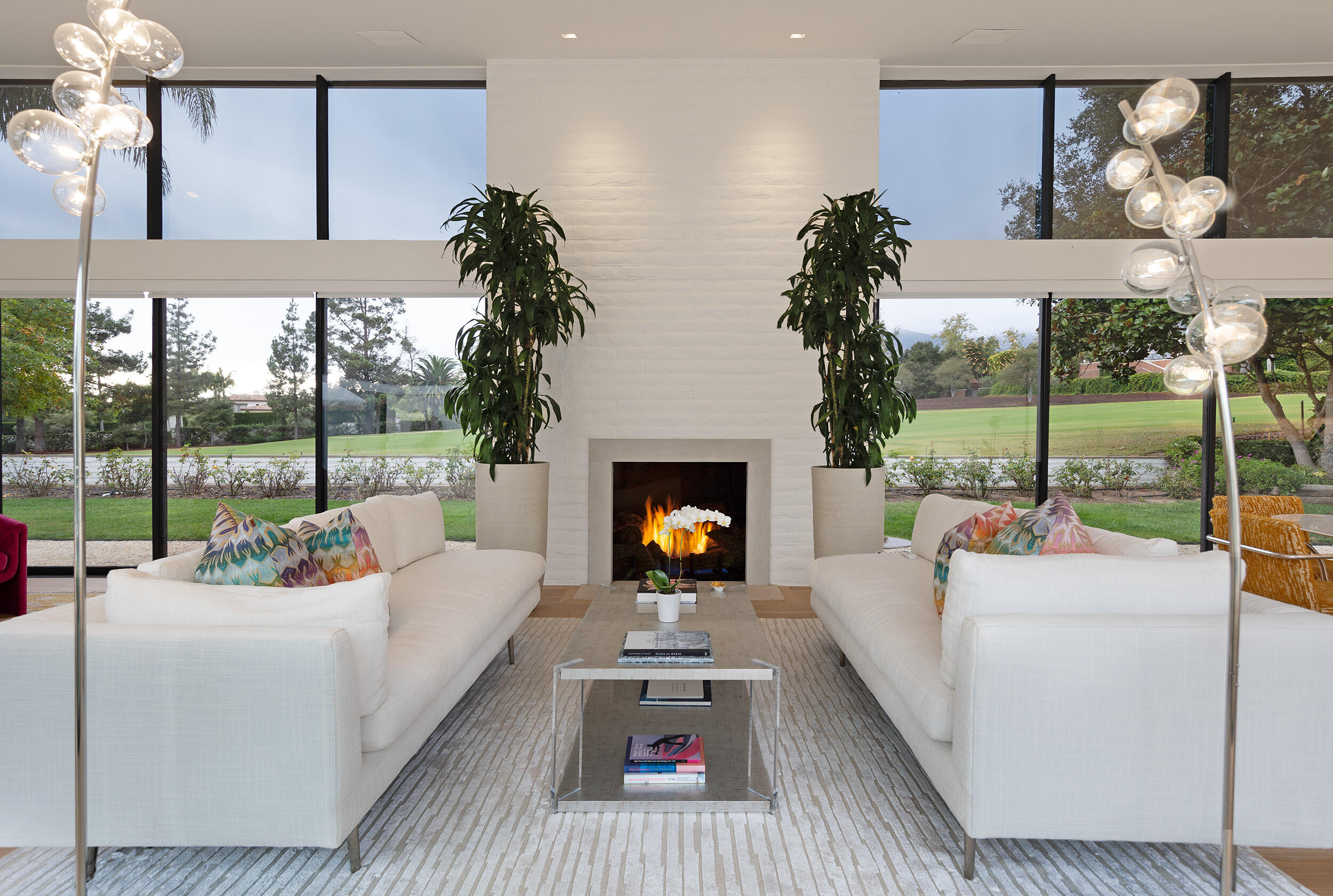 1988 Inverness Lane Montecito, CA 93108 - Photo 7 of 30 a living room with furniture and a fireplace