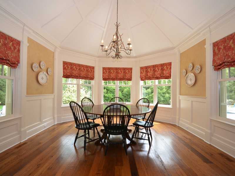 253 Middlesex Road Darien, CT 06820 - Photo 11 of 25 a view of a dining room with furniture window and outside view