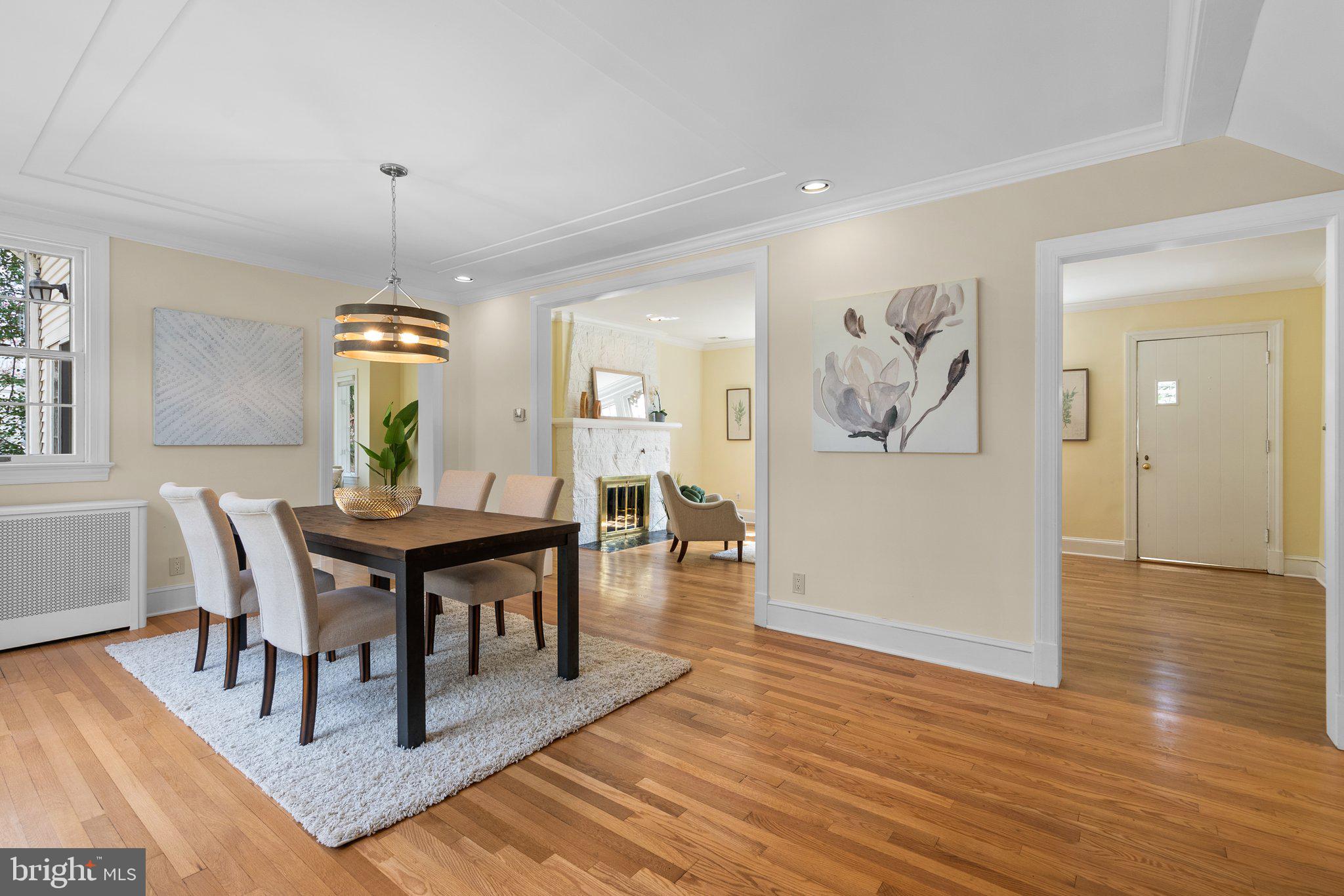 1203 Highland Drive Silver Spring, MD 20910 - Photo 12 of 59 Dining Room with crown molding