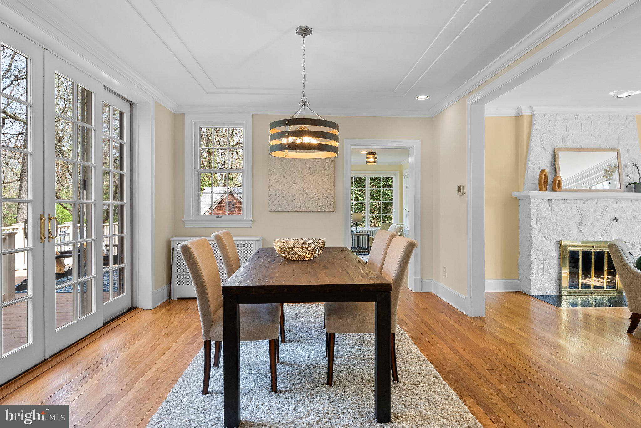 1203 Highland Drive Silver Spring, MD 20910 - Photo 13 of 59 Dining Room with chandelier