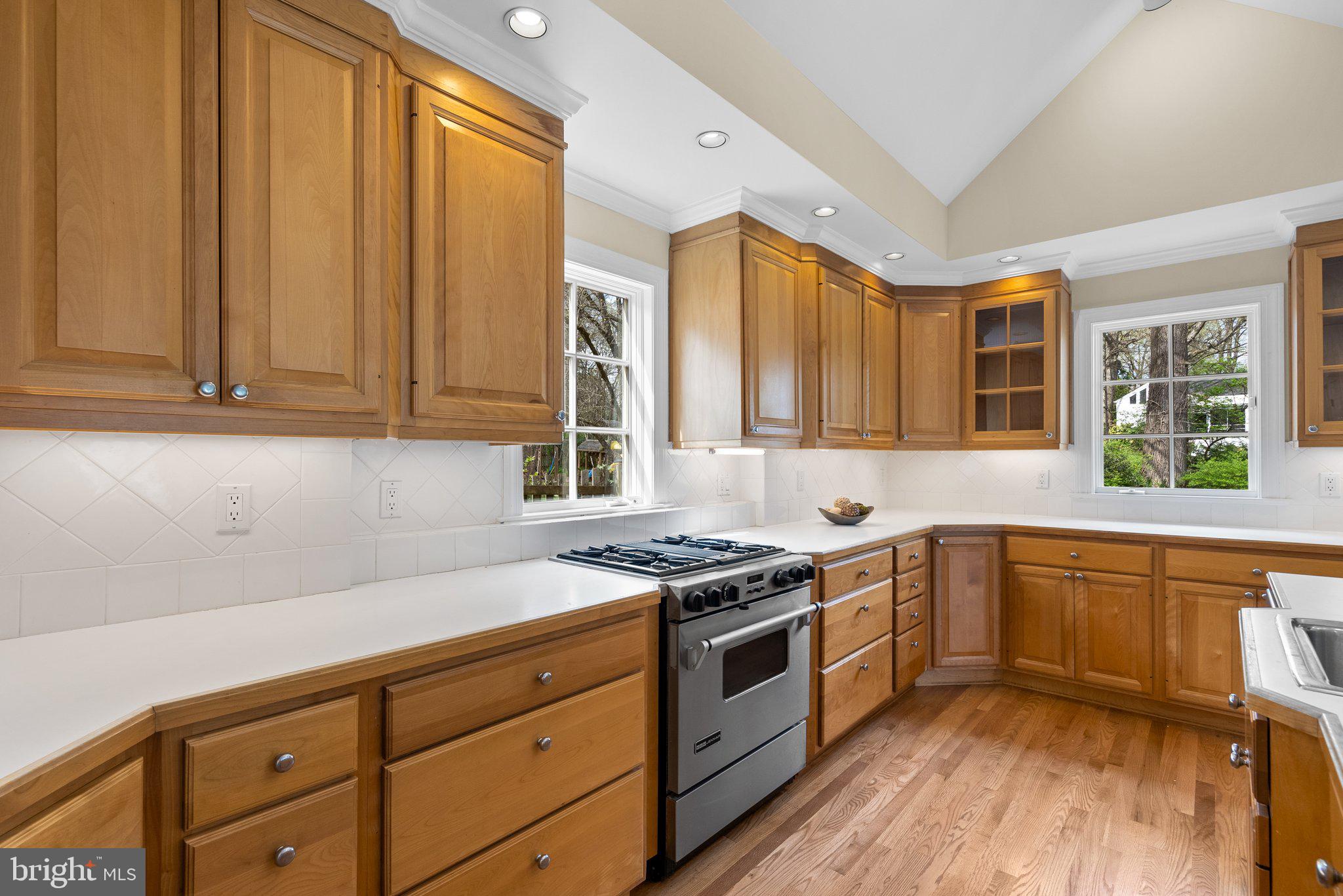 1203 Highland Drive Silver Spring, MD 20910 - Photo 24 of 59 Kitchen with vaulted ceilings