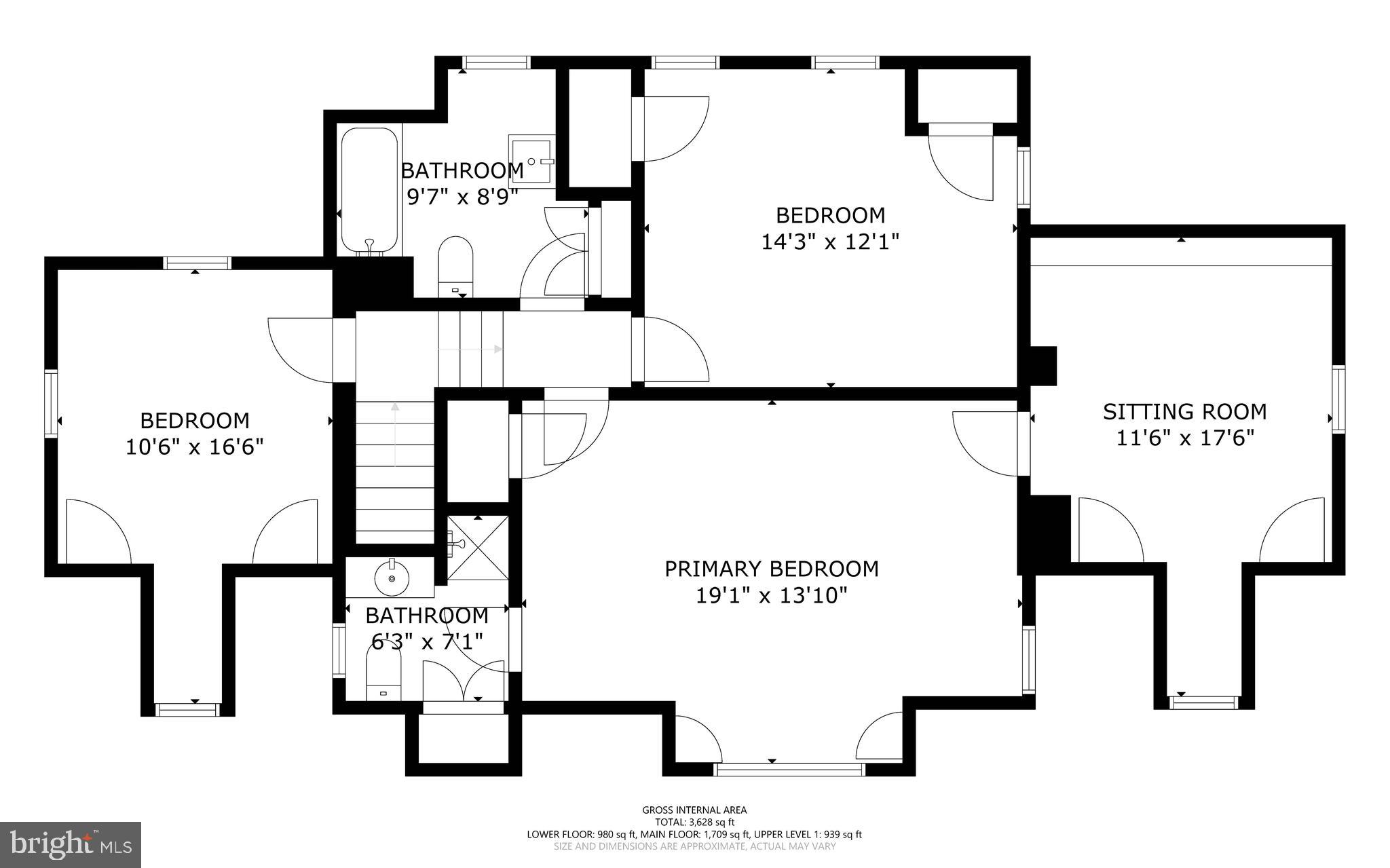 1203 Highland Drive Silver Spring, MD 20910 - Photo 57 of 59 Upper Level Floor Plans