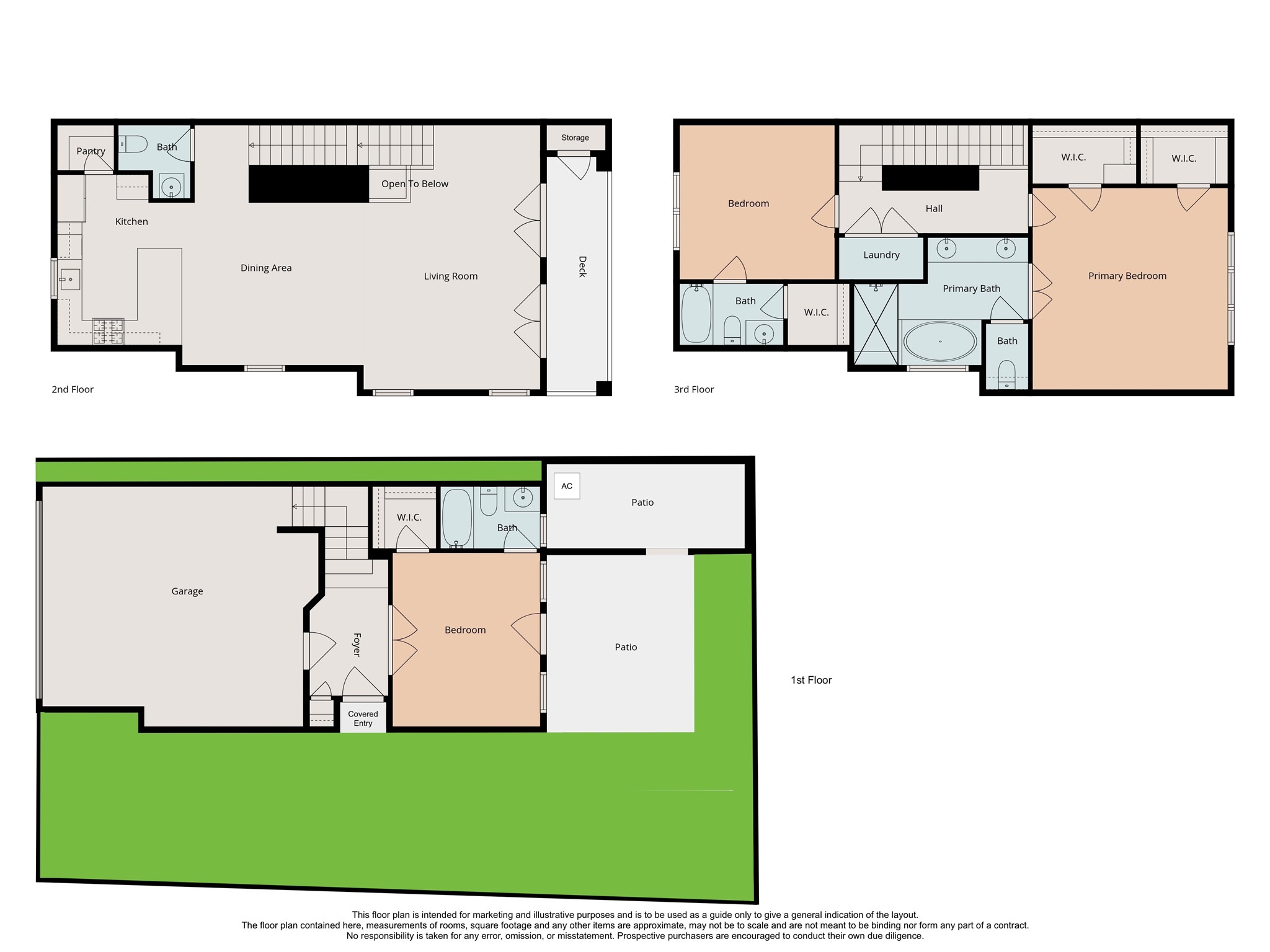 1819 Dart Street Houston, TX 77007 - Photo 5 of 30 Birds eye flood plan