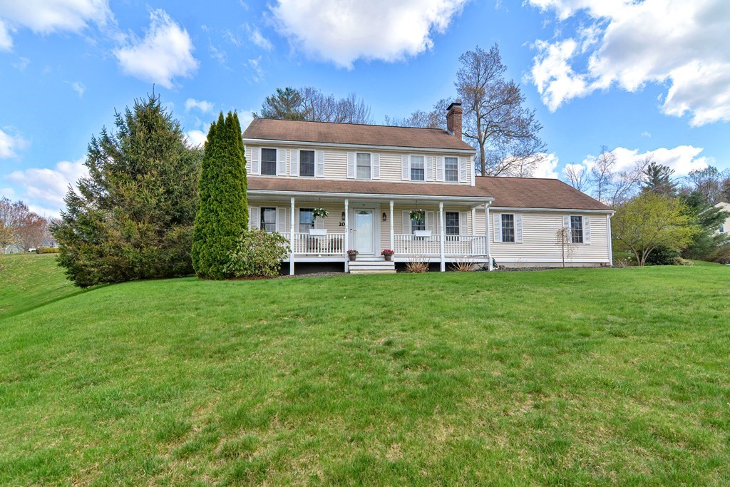 20 Prouty Lane Rutland, MA 01543 - Photo 1 of 40 a view of a house with a big yard and large trees
