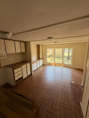 a view of a room with stair